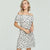 Off Shoulder Slash Neck Lacing Dress Women Fashion Printed Striped Short Dresses Multi Pattern Ladies Elegant Party Dress Summer