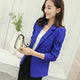 PEONFLY  Ladies Blazer  Long Sleeve Blaser Women Suit jacket Female Feminine Blazer Femme Pink Blue White Black Blazer 2018