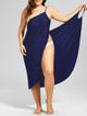 Plus Size Pareo Beach Cover Up Wrap Dress Bikini Swimsuit Bathing Suit Cover Ups Robe De Plage  Beach Wear Tunic kaftan Swimwear