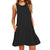 Plus Size Summer Dress Women Mini Dresses Sleeveless Boho Short Beach Dress Black Red Sundress Casual Shift Dresses Vestidos