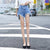 Plus size sexy short Jeans 2019 summer new arrival casual summer hot sale denim women shorts high waists fur-lined leg-openings