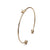 Punk Retro Charm Simple Bohemian Retro Bracelet Fashion Minimalist Arrow Knotted Opening Bangle Women's Party Jewelry Accessorie