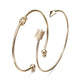 Punk Retro Charm Simple Bohemian Retro Bracelet Fashion Minimalist Arrow Knotted Opening Bangle Women's Party Jewelry Accessorie