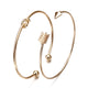 Punk Retro Charm Simple Bohemian Retro Bracelet Fashion Minimalist Arrow Knotted Opening Bangle Women's Party Jewelry Accessorie