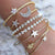 Punk Retro Charm Simple Moon Star Heart Crystal Bracelet Party Jewelry Accessories Bracelet  Bracelet For Women