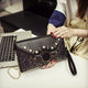 QIAOBAO 2019 New Vintage Beaded Handbag Package Women Fashion Sequins Envelope Bag Personality Clutch Purse Leather Top Quality