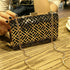 QIAOBAO New Fashion The Chain Women Handbags lady Hollow Out Geometric Wedding Dinner Bags Evening Bags Purses Clutch Box Packag
