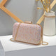 QIAOBAO Women Evening Bag Luxury Blue/Pink Wedding Party Bag Diamond Rhinestone Clutches Crystal Bling Gold Clutch Bag Purses