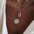 RAVIMOUR 19Style Boho Necklaces for Women Vintage Gold Silver Chain Long Moon Statement Necklace Pendant Bohemian Choker Jewelry
