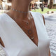 RAVIMOUR 19Style Boho Necklaces for Women Vintage Gold Silver Chain Long Moon Statement Necklace Pendant Bohemian Choker Jewelry