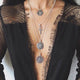 RAVIMOUR 19Style Boho Necklaces for Women Vintage Gold Silver Chain Long Moon Statement Necklace Pendant Bohemian Choker Jewelry