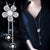 RAVIMOUR Simulated Pearl Choker Necklaces for Women Silver Color Chain Long Necklace Pendant Jewelry Accessories Trendy Kolye
