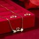 AlphaGal Flower Gold Color Stainless Steel Sets For Women Emoji Butterfly Fish Bone Necklace Earrings Jewelry Set Wedding Jewelry