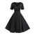 Plus Size Solid High Waist V Neck Vintage Dress Short Sleeves A-Line Solid Dress Women Classic Sexy Party Maxi Dress