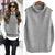 RUGOD 2019 Autumn Winter turtleneck Sleeveless Loose Women Vest Office Lady Solid Comfortable korean Knitted chalecos para mujer