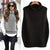 RUGOD 2019 Autumn Winter turtleneck Sleeveless Loose Women Vest Office Lady Solid Comfortable korean Knitted chalecos para mujer