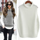 RUGOD 2019 Autumn Winter turtleneck Sleeveless Loose Women Vest Office Lady Solid Comfortable korean Knitted chalecos para mujer