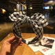 AlphaGal Rabbit Ears Hairbands Striped Knot Headbands for Women Girls Head Bands 2019 New Fashion Bow Hair Accesories