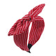 AlphaGal Rabbit Ears Hairbands Striped Knot Headbands for Women Girls Head Bands 2019 New Fashion Bow Hair Accesories