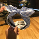 AlphaGal Rabbit Ears Hairbands Striped Knot Headbands for Women Girls Head Bands 2019 New Fashion Bow Hair Accesories
