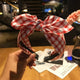 AlphaGal Rabbit Ears Hairbands Striped Knot Headbands for Women Girls Head Bands 2019 New Fashion Bow Hair Accesories