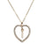 Romantic Love Pendant Necklace For Girls Women Rhinestone Initial Letter Necklace Alphabet Gold Collars Trendy New Charms Kolye