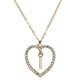 Romantic Love Pendant Necklace For Girls Women Rhinestone Initial Letter Necklace Alphabet Gold Collars Trendy New Charms Kolye