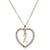 Romantic Love Pendant Necklace For Girls Women Rhinestone Initial Letter Necklace Alphabet Gold Collars Trendy New Charms Kolye