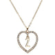 Romantic Love Pendant Necklace For Girls Women Rhinestone Initial Letter Necklace Alphabet Gold Collars Trendy New Charms Kolye