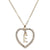 Romantic Love Pendant Necklace For Girls Women Rhinestone Initial Letter Necklace Alphabet Gold Collars Trendy New Charms Kolye