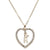 Romantic Love Pendant Necklace For Girls Women Rhinestone Initial Letter Necklace Alphabet Gold Collars Trendy New Charms Kolye