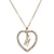 Romantic Love Pendant Necklace For Girls Women Rhinestone Initial Letter Necklace Alphabet Gold Collars Trendy New Charms Kolye