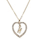 Romantic Love Pendant Necklace For Girls Women Rhinestone Initial Letter Necklace Alphabet Gold Collars Trendy New Charms Kolye