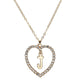 Romantic Love Pendant Necklace For Girls Women Rhinestone Initial Letter Necklace Alphabet Gold Collars Trendy New Charms Kolye