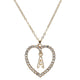 Romantic Love Pendant Necklace For Girls Women Rhinestone Initial Letter Necklace Alphabet Gold Collars Trendy New Charms Kolye