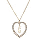 Romantic Love Pendant Necklace For Girls Women Rhinestone Initial Letter Necklace Alphabet Gold Collars Trendy New Charms Kolye