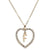 Romantic Love Pendant Necklace For Girls Women Rhinestone Initial Letter Necklace Alphabet Gold Collars Trendy New Charms Kolye