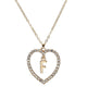 Romantic Love Pendant Necklace For Girls Women Rhinestone Initial Letter Necklace Alphabet Gold Collars Trendy New Charms Kolye