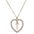 Romantic Love Pendant Necklace For Girls Women Rhinestone Initial Letter Necklace Alphabet Gold Collars Trendy New Charms Kolye