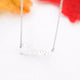 Rose Gold Silver Color Personalized Custom Name Pendant Necklace Customized Cursive Nameplate Necklace Handmade Birthday Gift