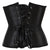 Rosegal Plus Size Back Lace Up Corset Women Tanks Gothic Burlesque Bustiers Sexy Solid Color Strapless Tops Women Clothing 6XL