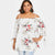 Plus Size Blouse 5XL Off the Shoulder Top Women Clothes Floral Print Summer Chiffon Shirt Sexy Loose Big Size tee shirts