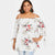 Plus Size Blouse 5XL Off the Shoulder Top Women Clothes Floral Print Summer Chiffon Shirt Sexy Loose Big Size tee shirts