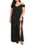 Rosegal Plus Size Cold Shoulder Slit Maxi Dress Women Dress Casual Spaghetti Strap Short Sleeves Ankle-Length Dresses Vestidos
