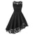 Plus Size Dress Women Lace Hem Sleeveless Dress Asymmetrical Knee-Length Black Elegant Party Dress 5XL Sexy Vestidos