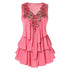 Rosegal Plus Size Embroidered Layered Tank Top V-Neck Sleeveless Tees Casual Fashion Tops Summer Shirt Women Clothes 2019