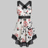 Rosegal Plus Size Floral Print Tunic Tank Top Sweetheart Neck Sleeveless Long Tank Top Casual Women Summer Long Tops Streetwear