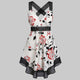 Rosegal Plus Size Floral Print Tunic Tank Top Sweetheart Neck Sleeveless Long Tank Top Casual Women Summer Long Tops Streetwear