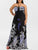 Rosegal Plus Size Maxi Dress Women Halter Printed High Waist Dress A-Line Sleeveless Sexy Long Party Dress Vintage Paisley Print