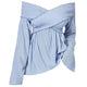 Plus Size Off The Shoulder Smocked Top Women Blouse Fashion Spring Long Sleeve Blouses Shirts Ladies Tops Pullovers 2019